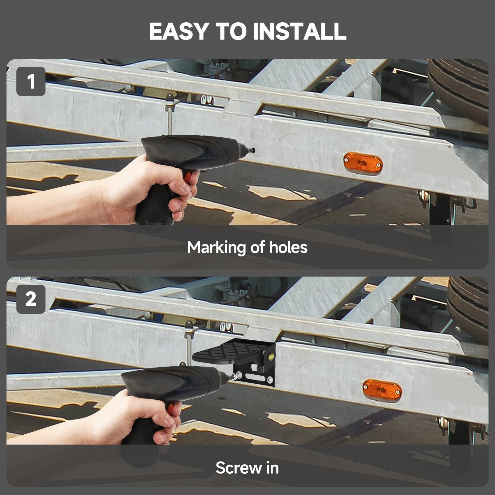Hifor trailer step rust-prevention coating guards against corrosion.