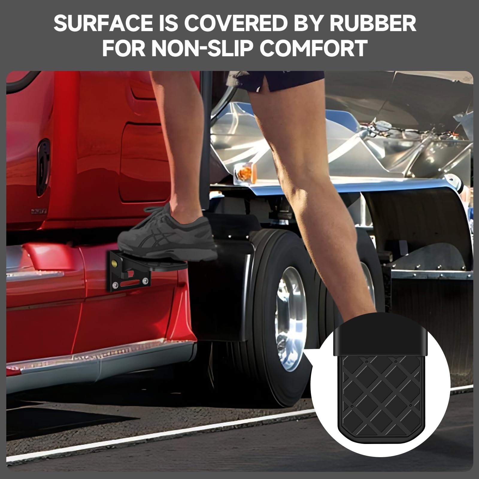Hifor two-pack trailer steps saves space and doubles accessibility.