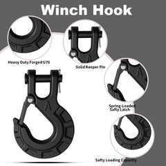 High-PQ matte black coating resists rust for outdoor use.