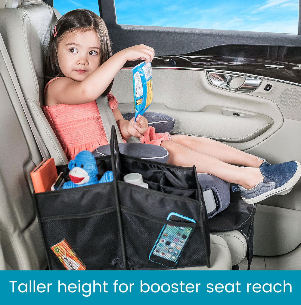 High Road car caddy adjustable dividers store cups, bottles, and tablets securely