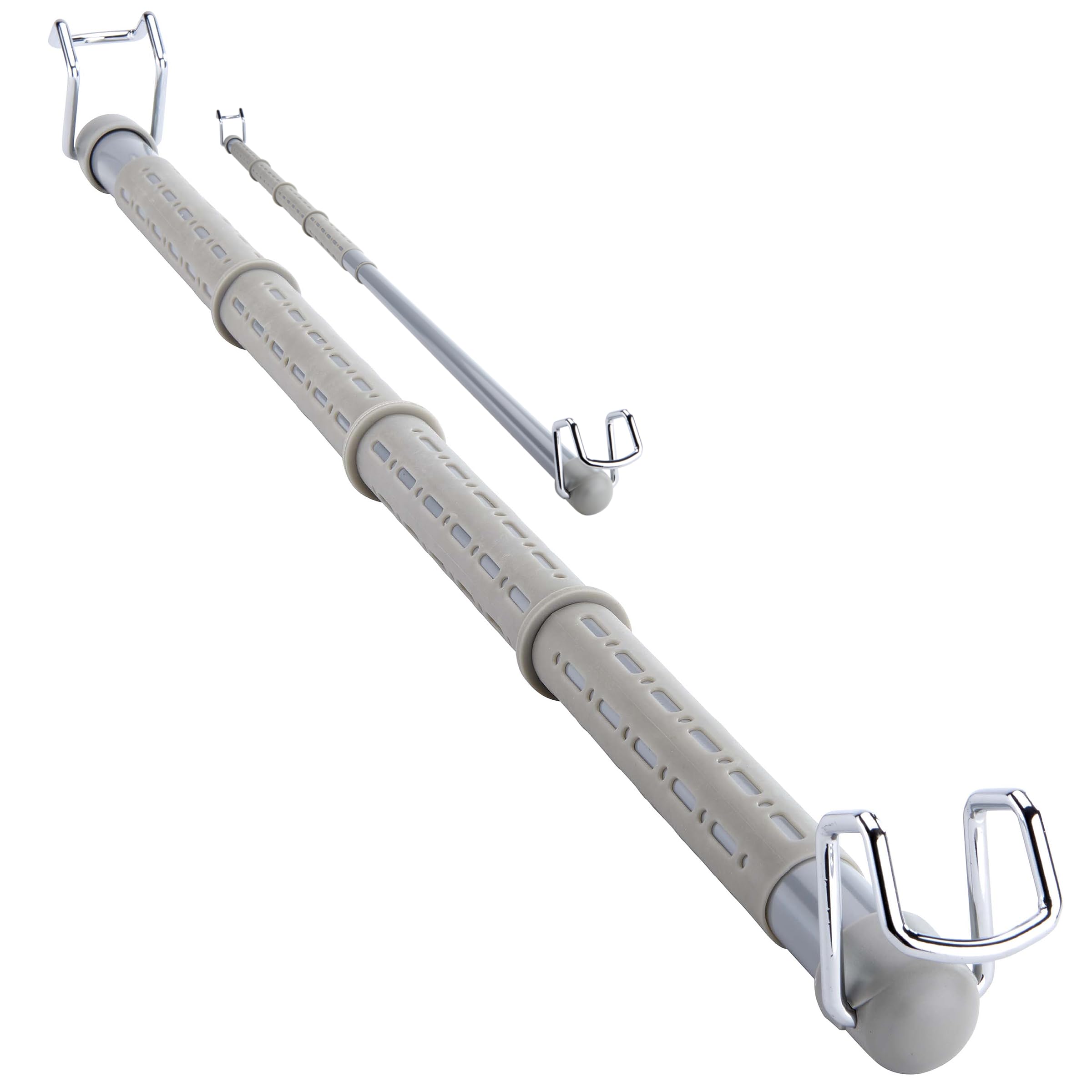 High Road car clothes hanger bar extended to 60 inches for versatile vehicle fit