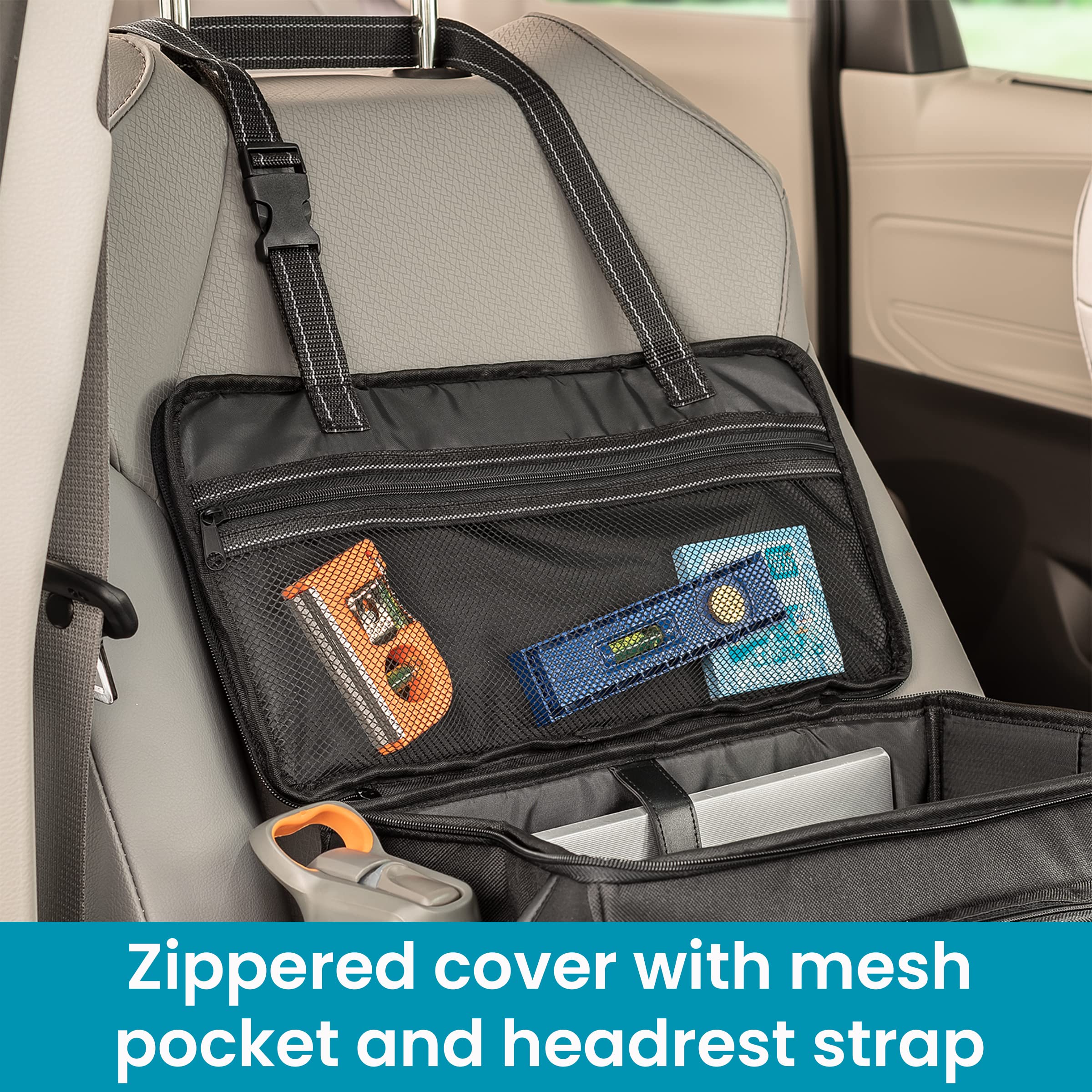 High Road Car Office Organizer front pocket and file sleeve for quick access