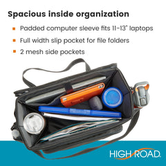High Road Car Office Organizer neoprene bottle holders on the sides for insulation