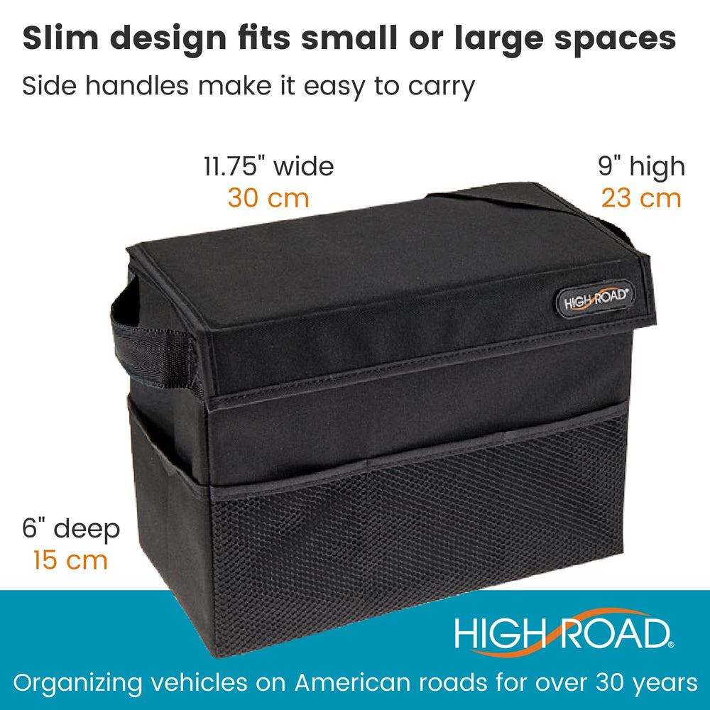 High Road Carganizer durable polyester construction stands up to daily trips.