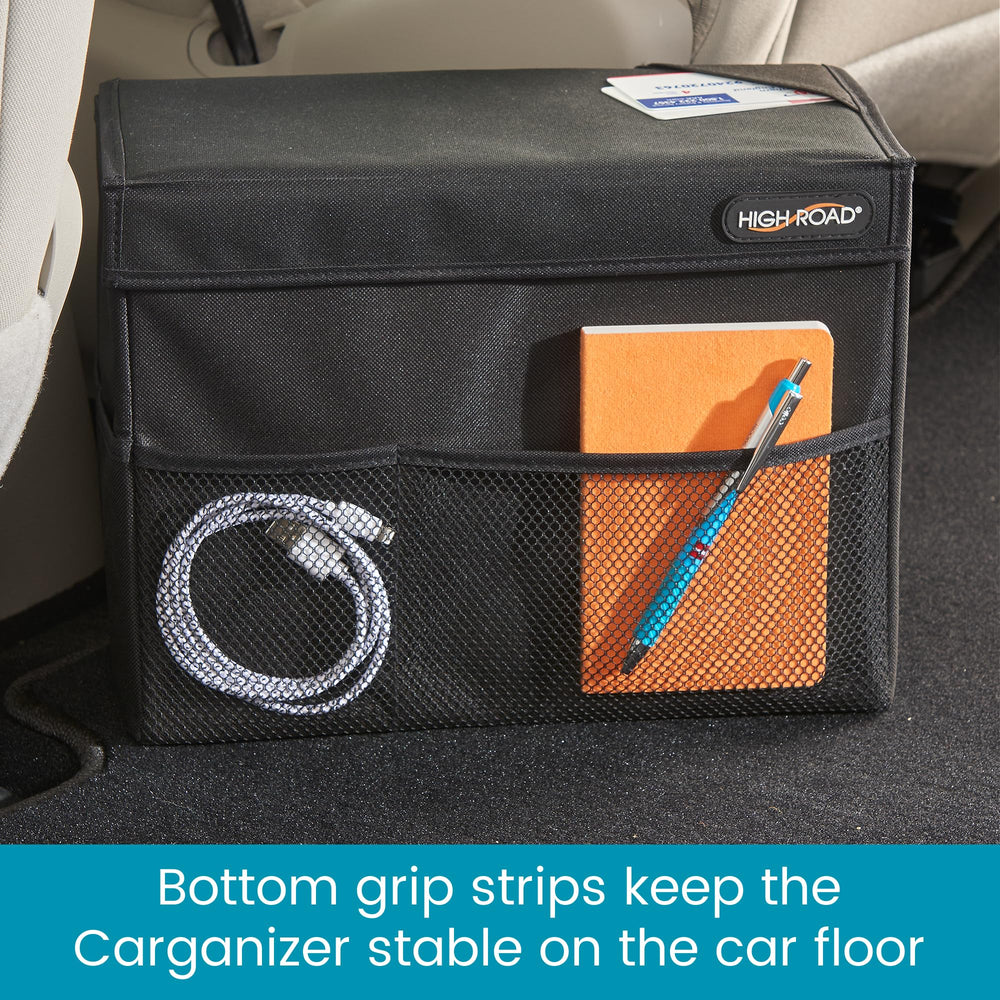 High Road Carganizer reinforced side handles move easily between spots.