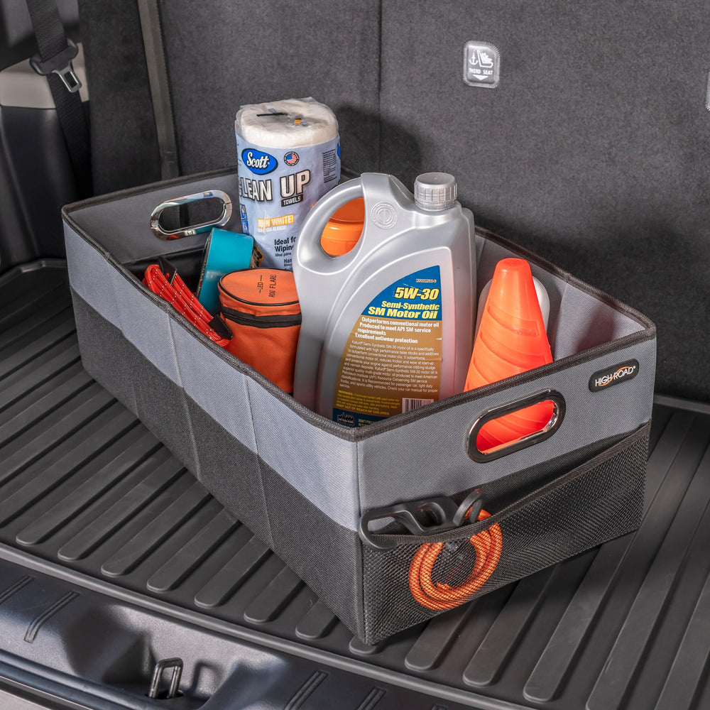 High Road CargoCube durable 600D fabric with vinyl insert lasts daily use.