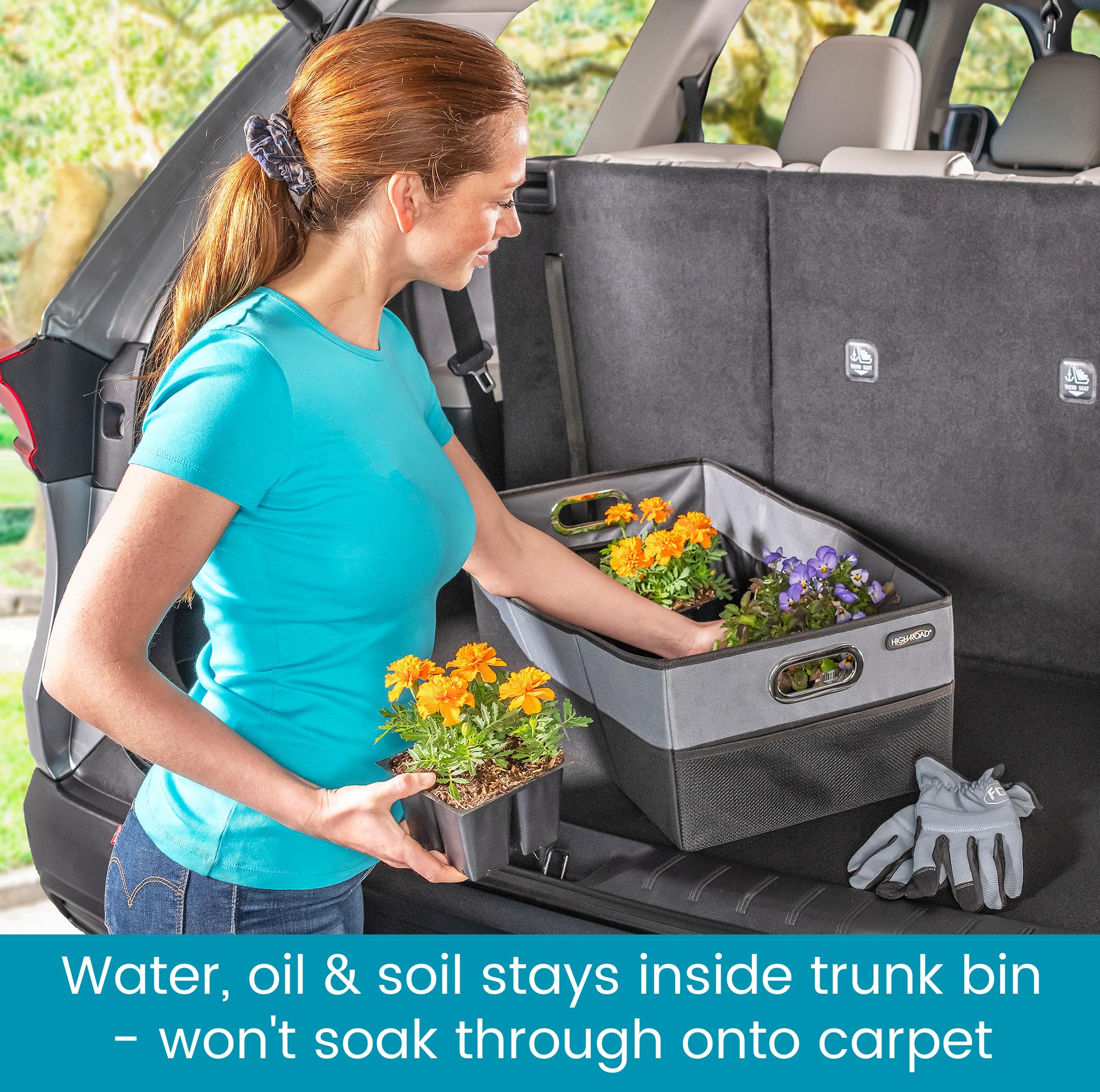 High Road CargoCube metal handles enable easy carrying.