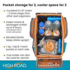 High Road CarHop snack lid doubles as a desktop or play tray for kids.