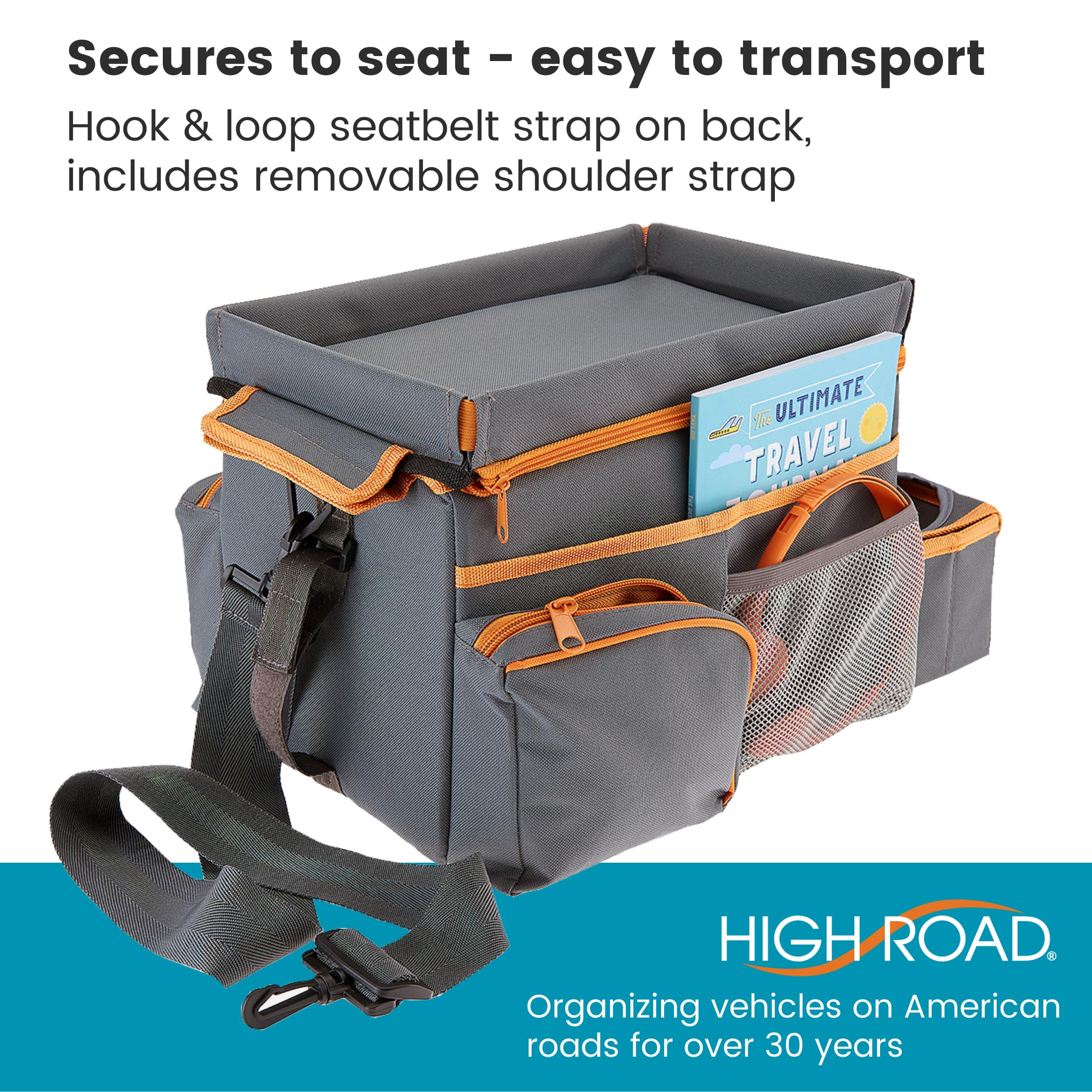 High Road CarHop sturdy lid supports up to 25 lbs for versatile use.