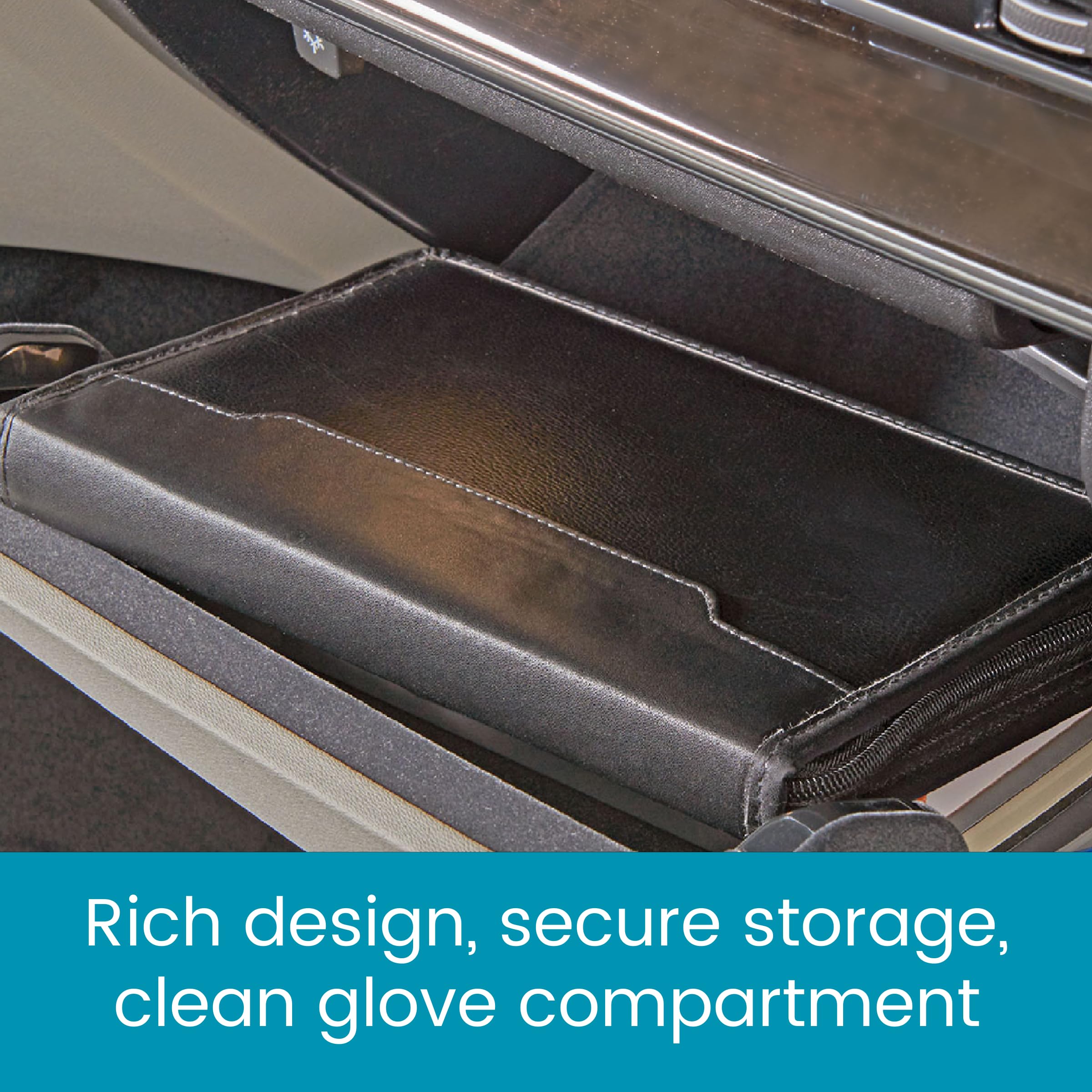 High Road car document holder with zippered closure protects papers.