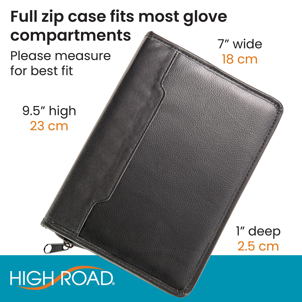 High Road elastic band keeps multiple manuals neatly together.