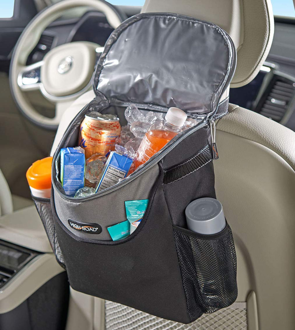 High Road SnackStash front pocket view shows organized storage for snacks.