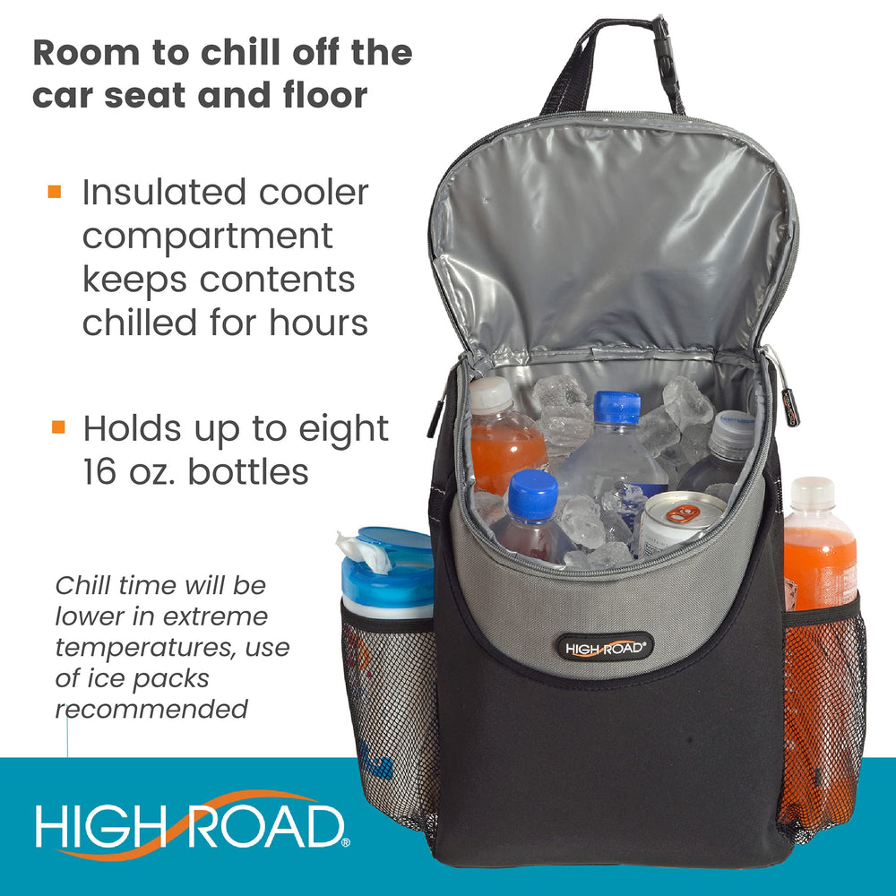 High Road SnackStash insulated material closeup highlights waterproof interior.