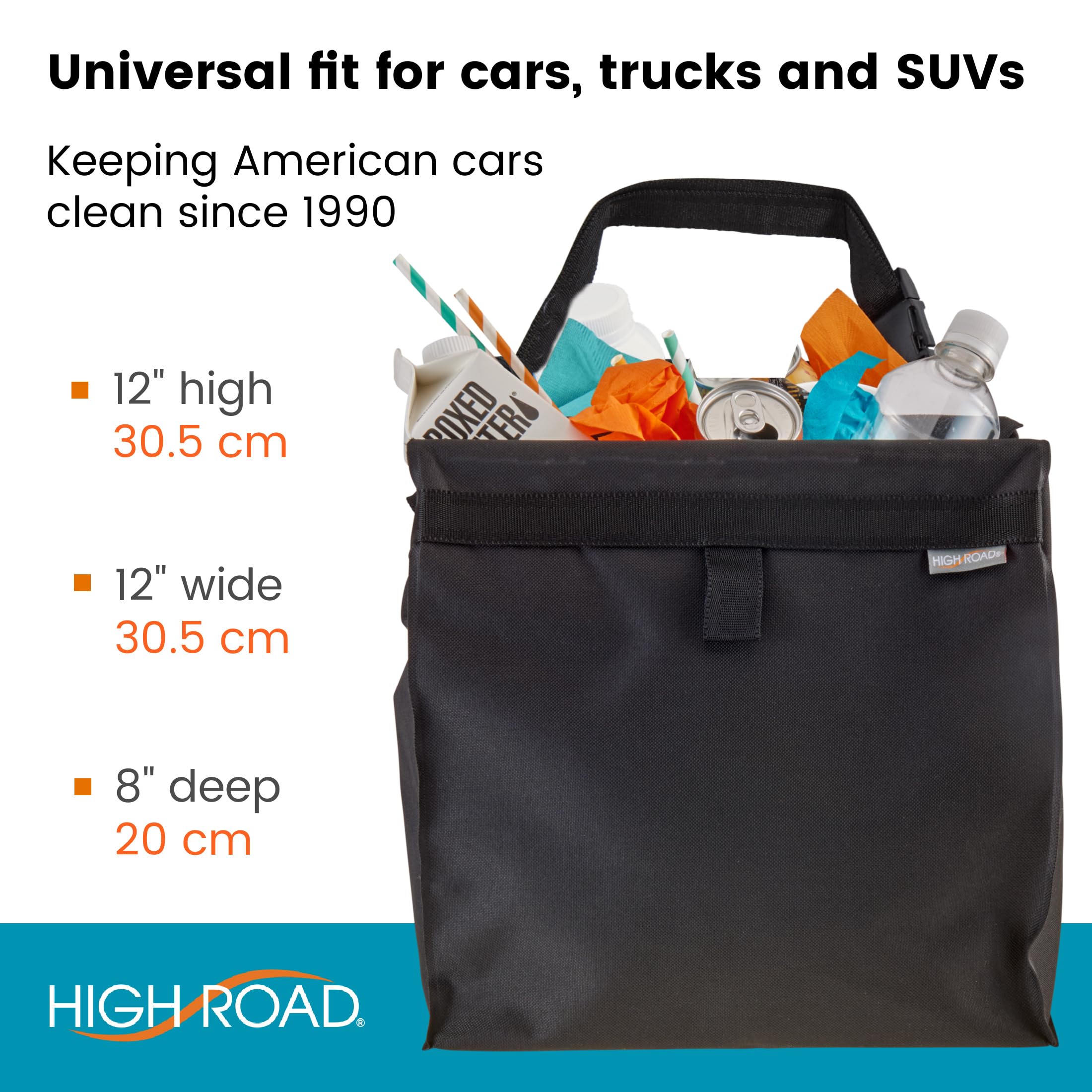 High Road TrashStash easy-clean design allows quick maintenance between trips
