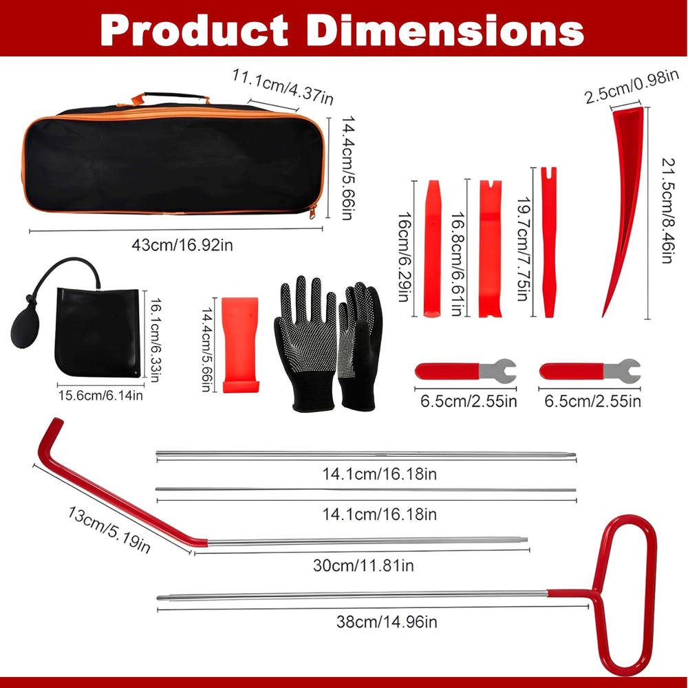 HIGH & SKY air wedge provides controlled gaps for safe door work.