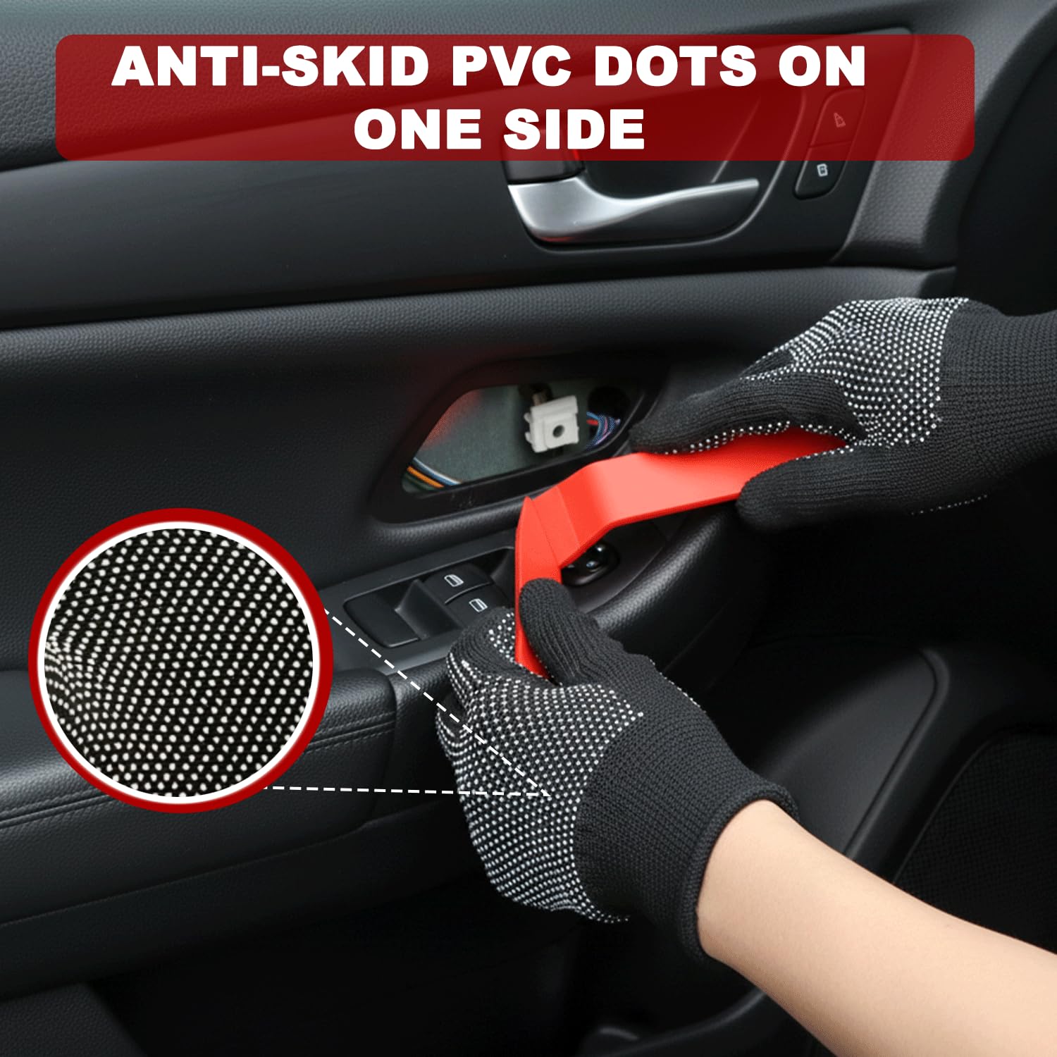 HIGH & SKY non-marring wedges protect paint and seals during entry.