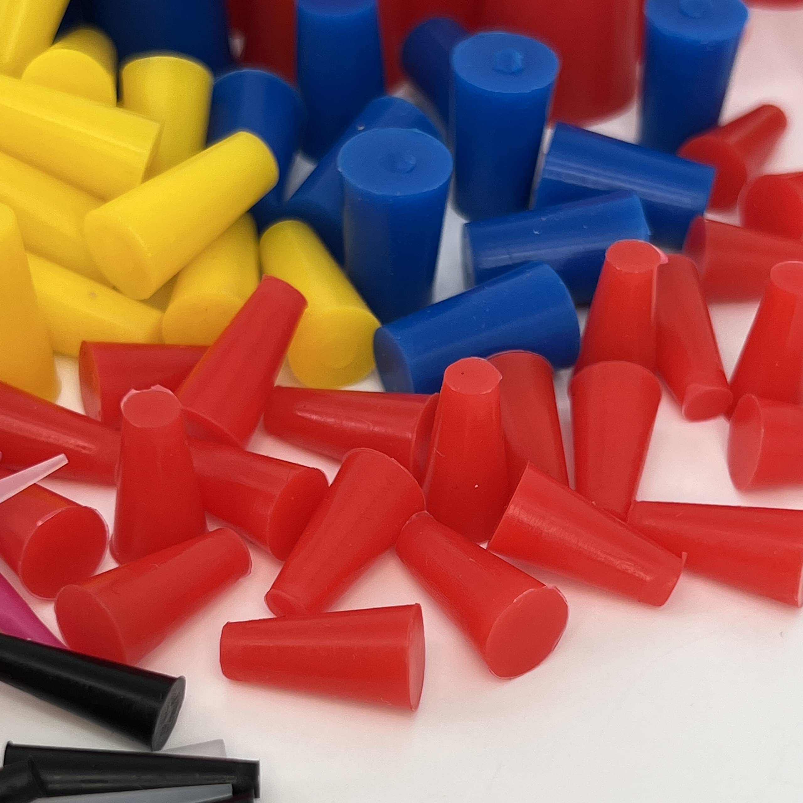 High Temp Masking Supply 1-32 to 3-16 inch plugs ready for coatings.
