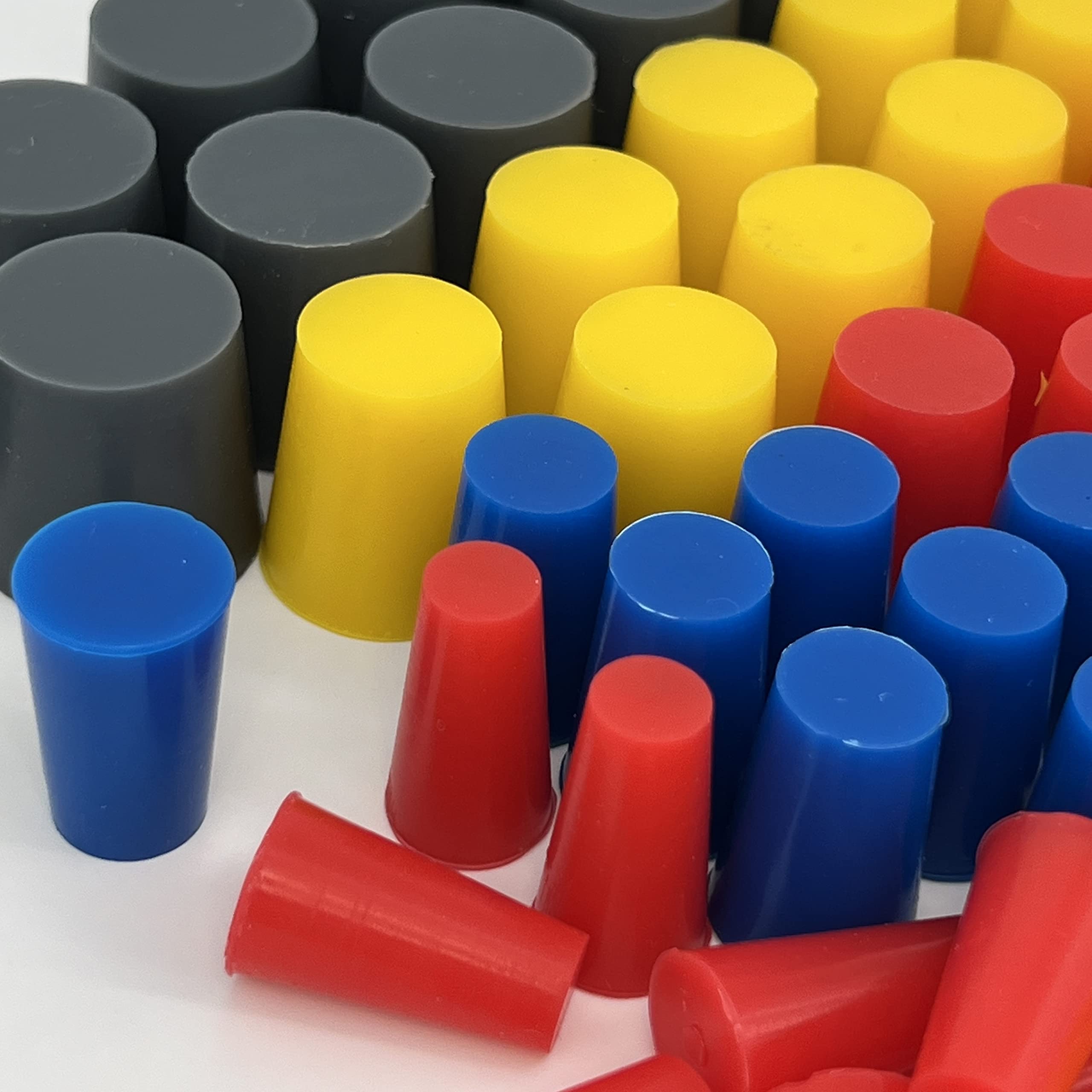 High Temp Masking Supply 3-8 to 1 inch plugs shown for large holes.