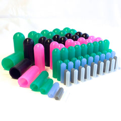 High Temp Masking Supply flexible silicone caps fit studs and bolts for clean coating surfaces.