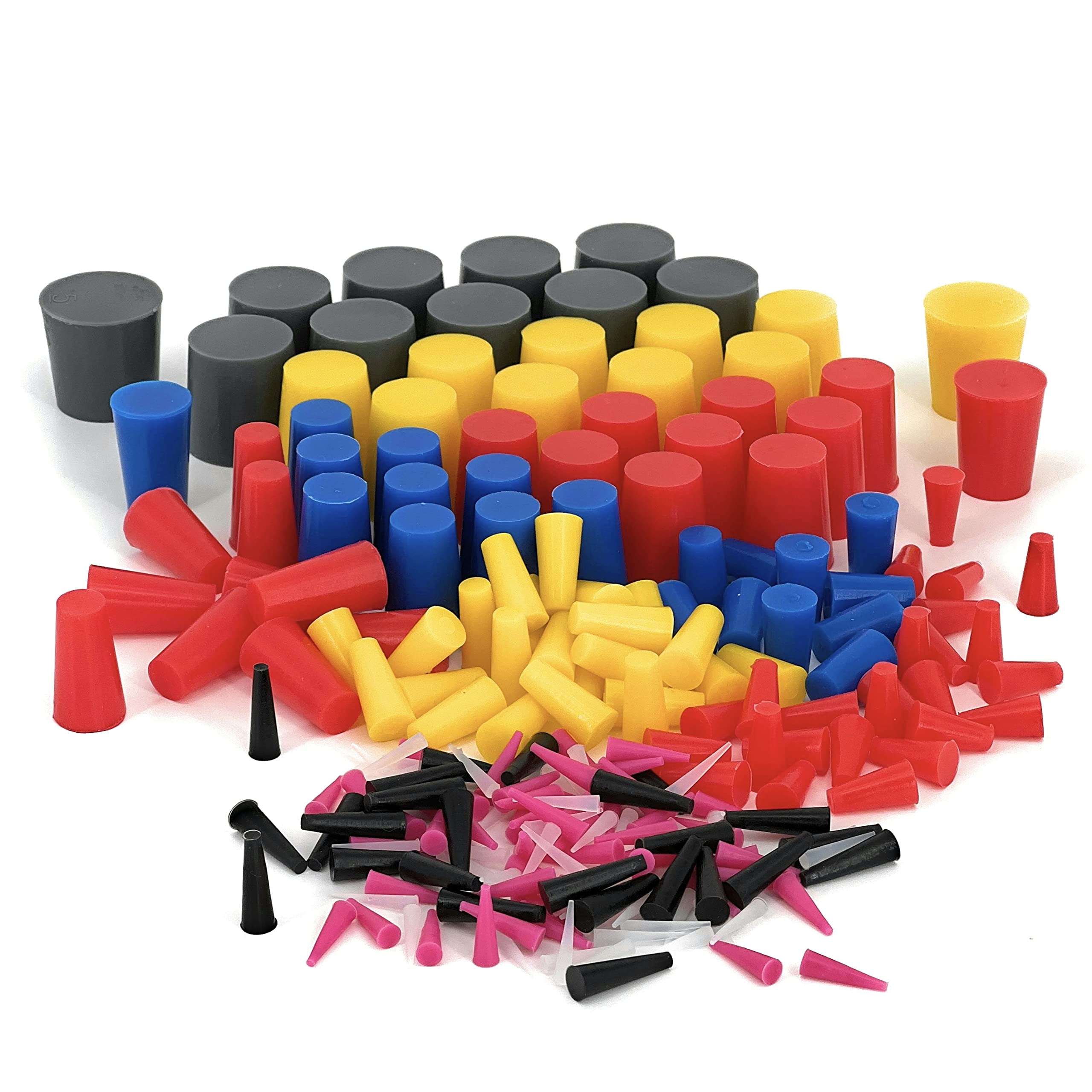 High Temp Masking Supply 235-piece plug set shown as full kit for versatile sealing tasks.
