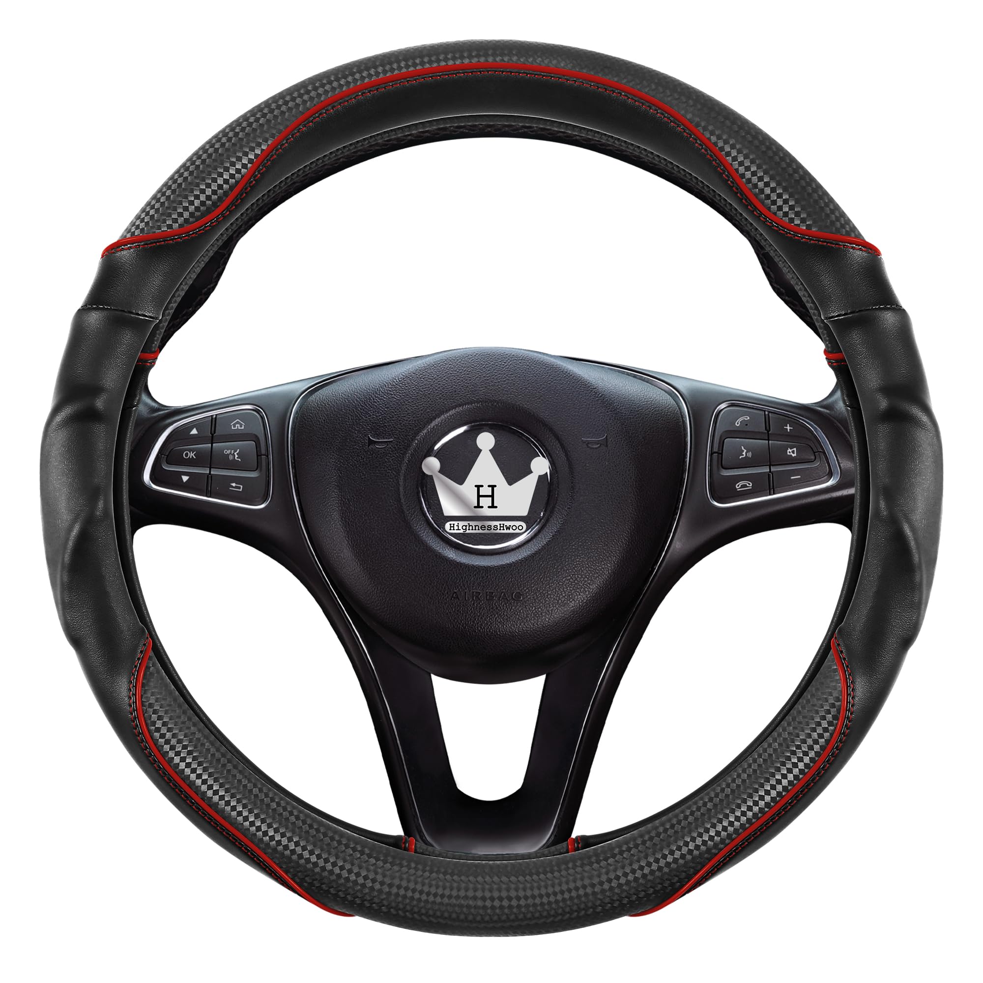 HighnessHwoo soft microfiber leather with plush padding enhances touch and reduces fatigue.