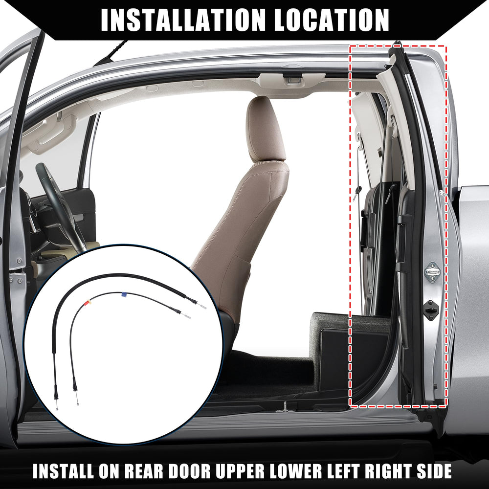 Hihaha latch cable for Ford F-350 extended cab supports quick repair of a sticking latch