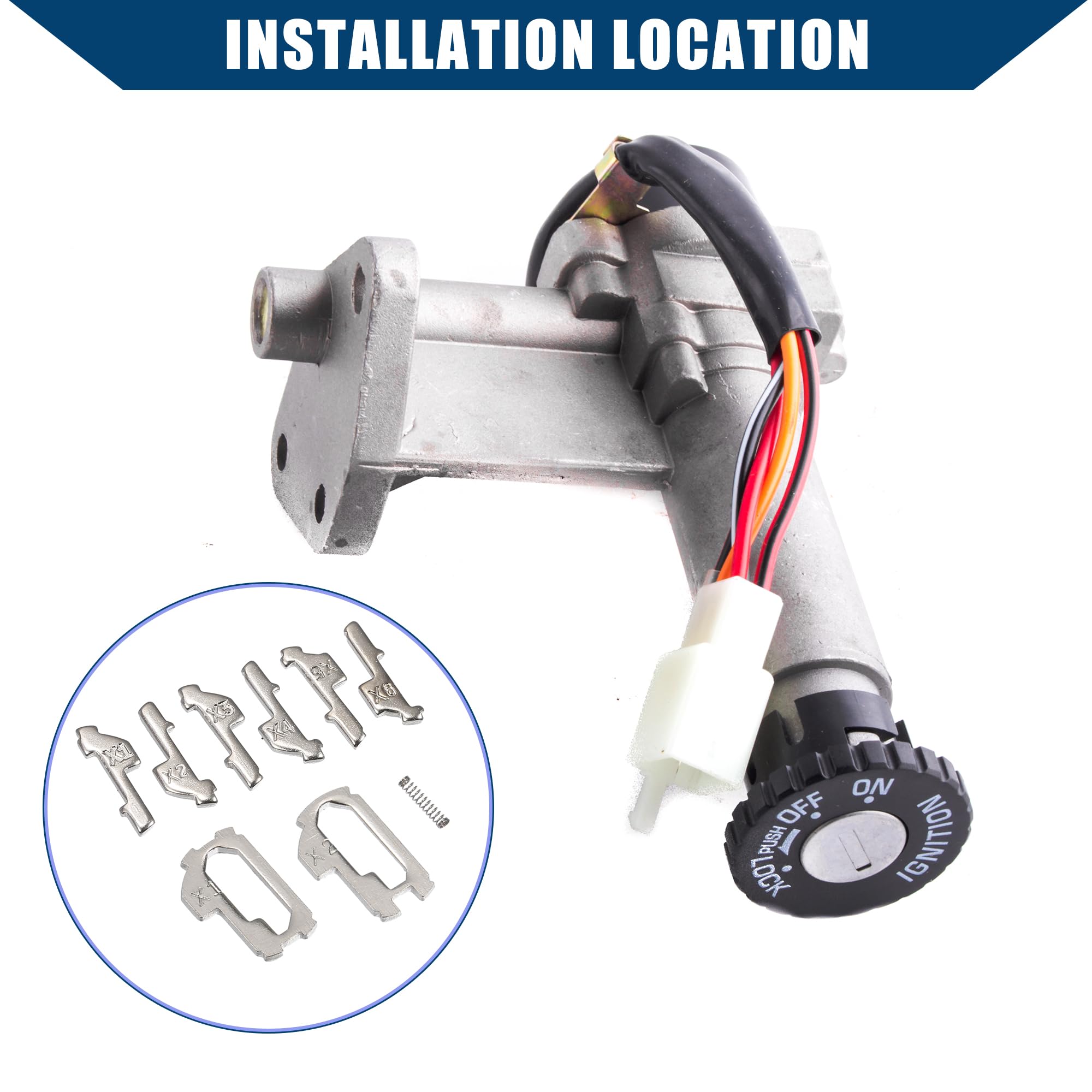 Hihaha Honda HON66 lock replacement part for long-lasting operation.