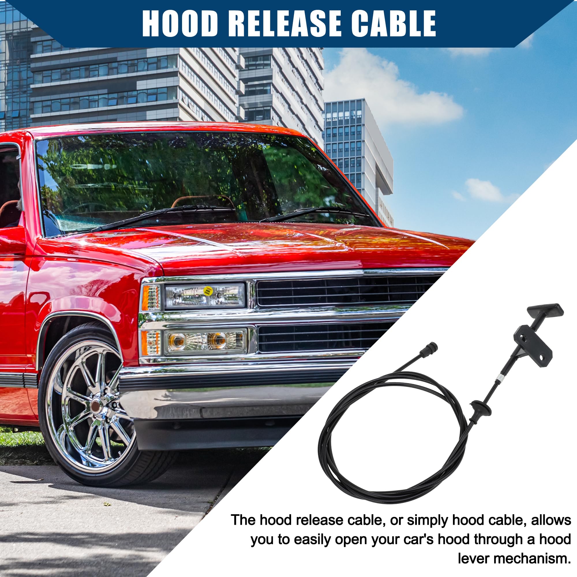 Hihaha hood release cable with OE number 14039963 for replacement