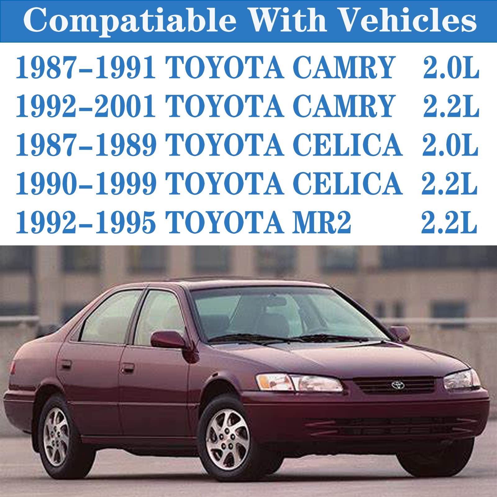HIHIAV VS50304R1 Celica gasket showing engine seal compatibility for 3SFE/5SFE.