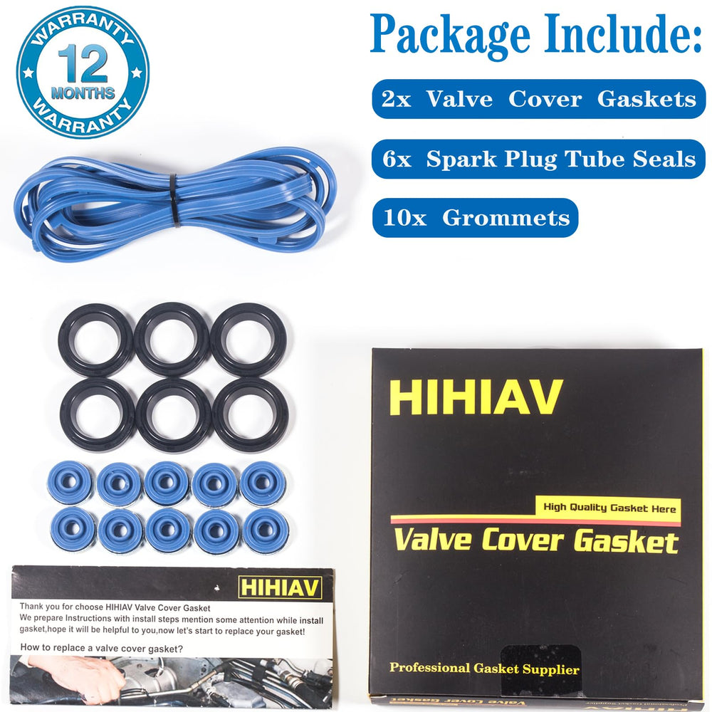 HIHIAV VS50607R valve cover gasket for Acura TL 3.2L, compatible with V6 models and sealing