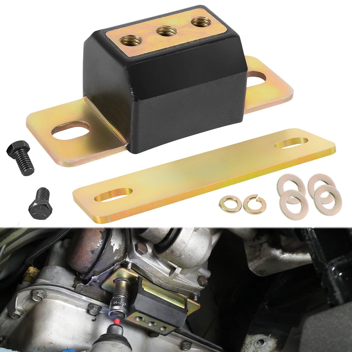 Hihitomorrow GM general transmission mount bracket set for rear mounting