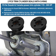 Hihitomorrow trim cap for Suzuki 4-cyl 140hp maintains consistent trim performance.