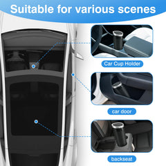 Hiitytin durable car trash bin made of ABS and TPR for longevity