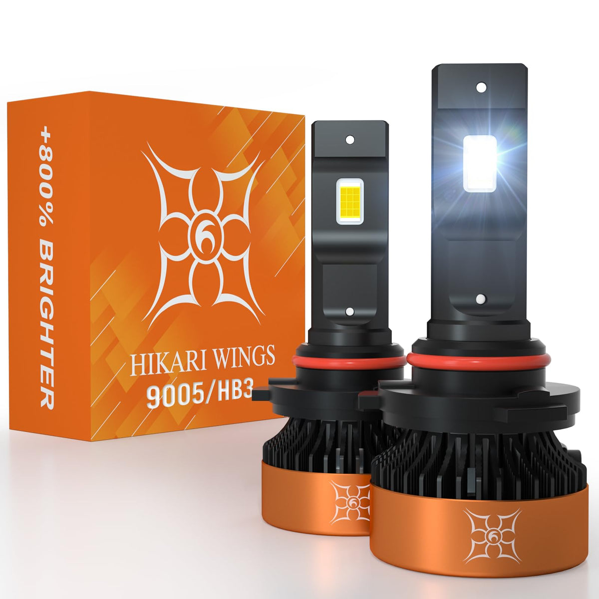 HIKARI WINGS 9005 foglight beam for sharper night visibility.