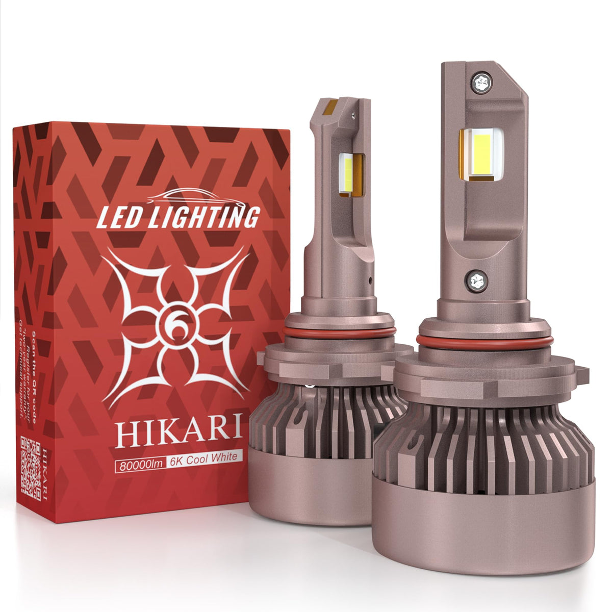 HIKARI WINGS 9006 HB4 fog light beam enhances night visibility for safer driving.