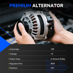Hikevent high-output 130A alternator ready for peak electrical demand
