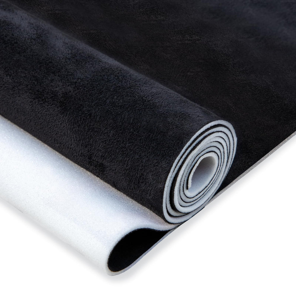 Hiksuky headliner fabric arrives in tube packaging for flat, ready-to-cut material
