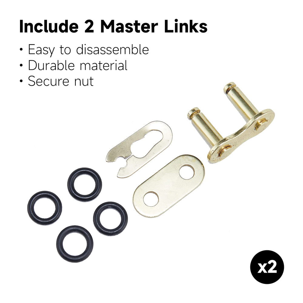 HILAKE heavy-duty drive chain close-up for rugged use