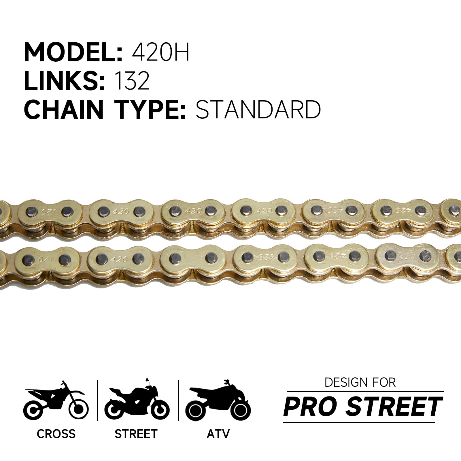 Master link assembly shown for quick install on HILAKE chain