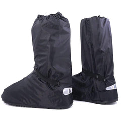 Hilitchi rain boot covers with side zipper protect boots during light rain.
