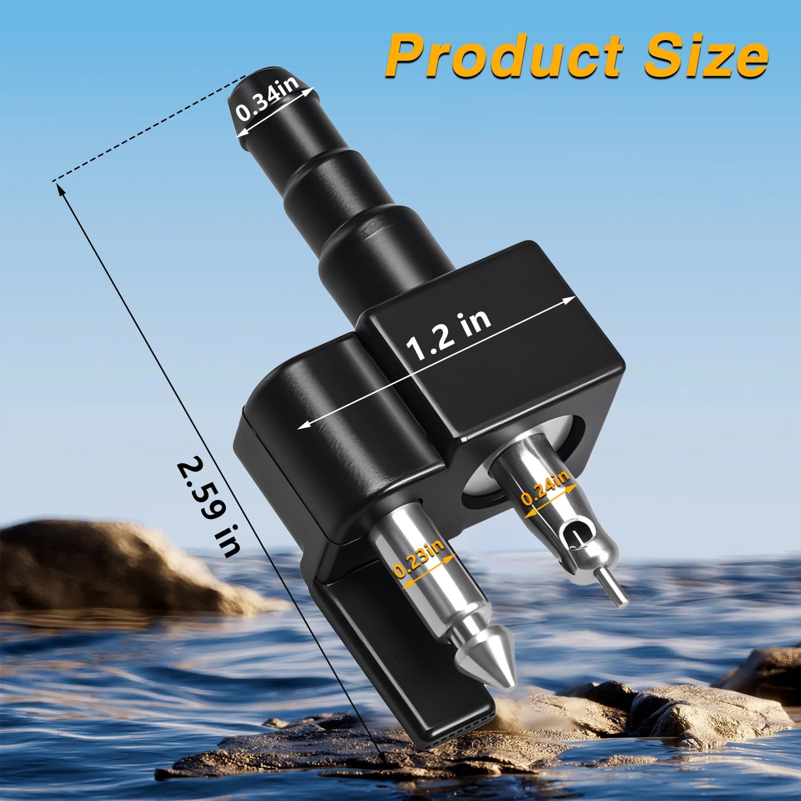 HIMARKLIF PA plastic body emphasizes oil resistance and long service life.