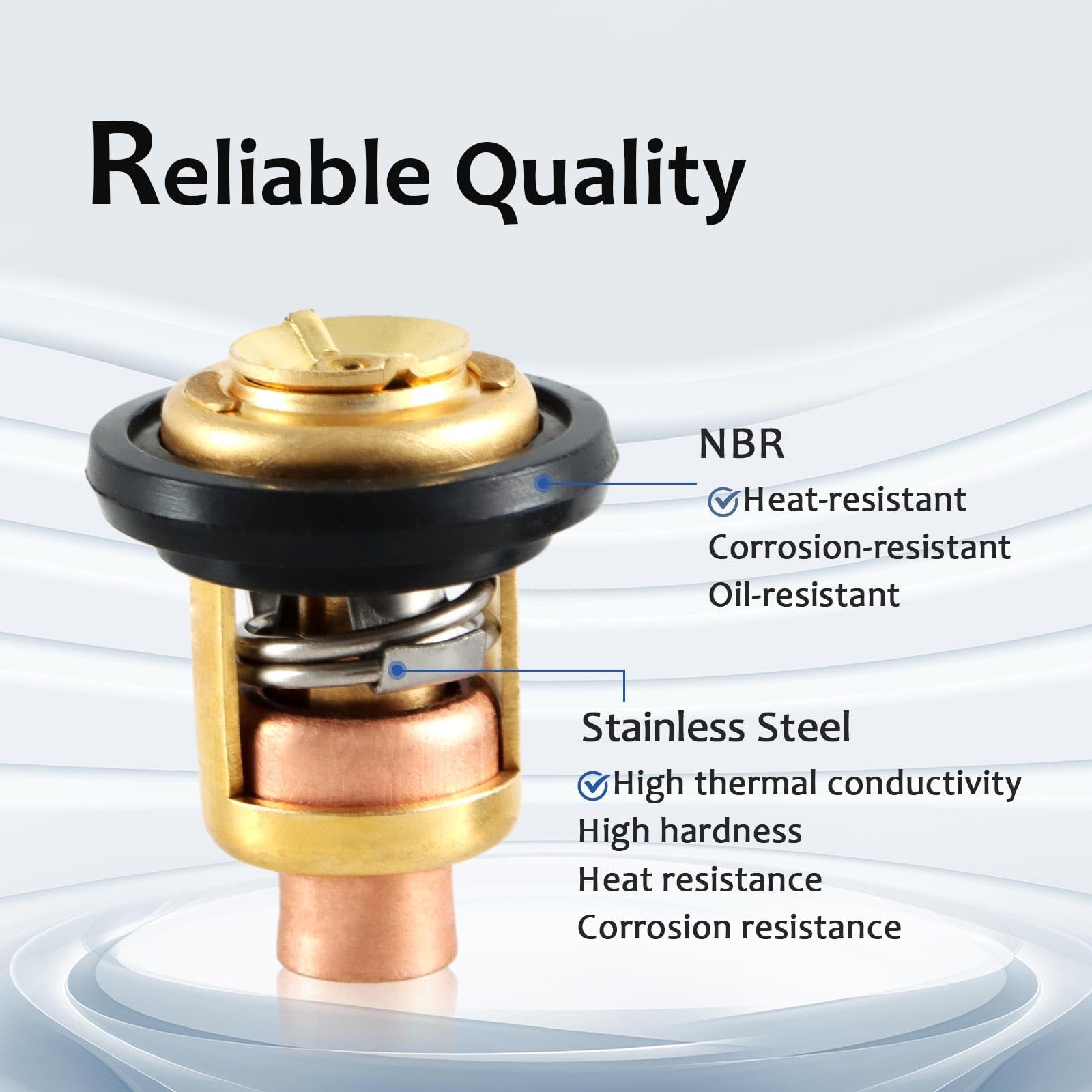HIMARKLIF seal detail showing thicker NBR gasket for durable sealing.