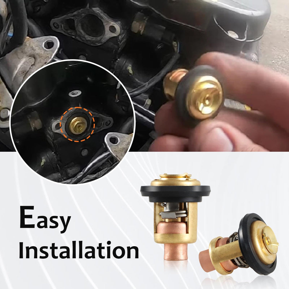 HIMARKLIF thermostat kit materials close-up featuring stainless steel and copper.