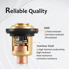 HIMARKLIF thermostat kit seal-detail shows thick NBR seal for durability.
