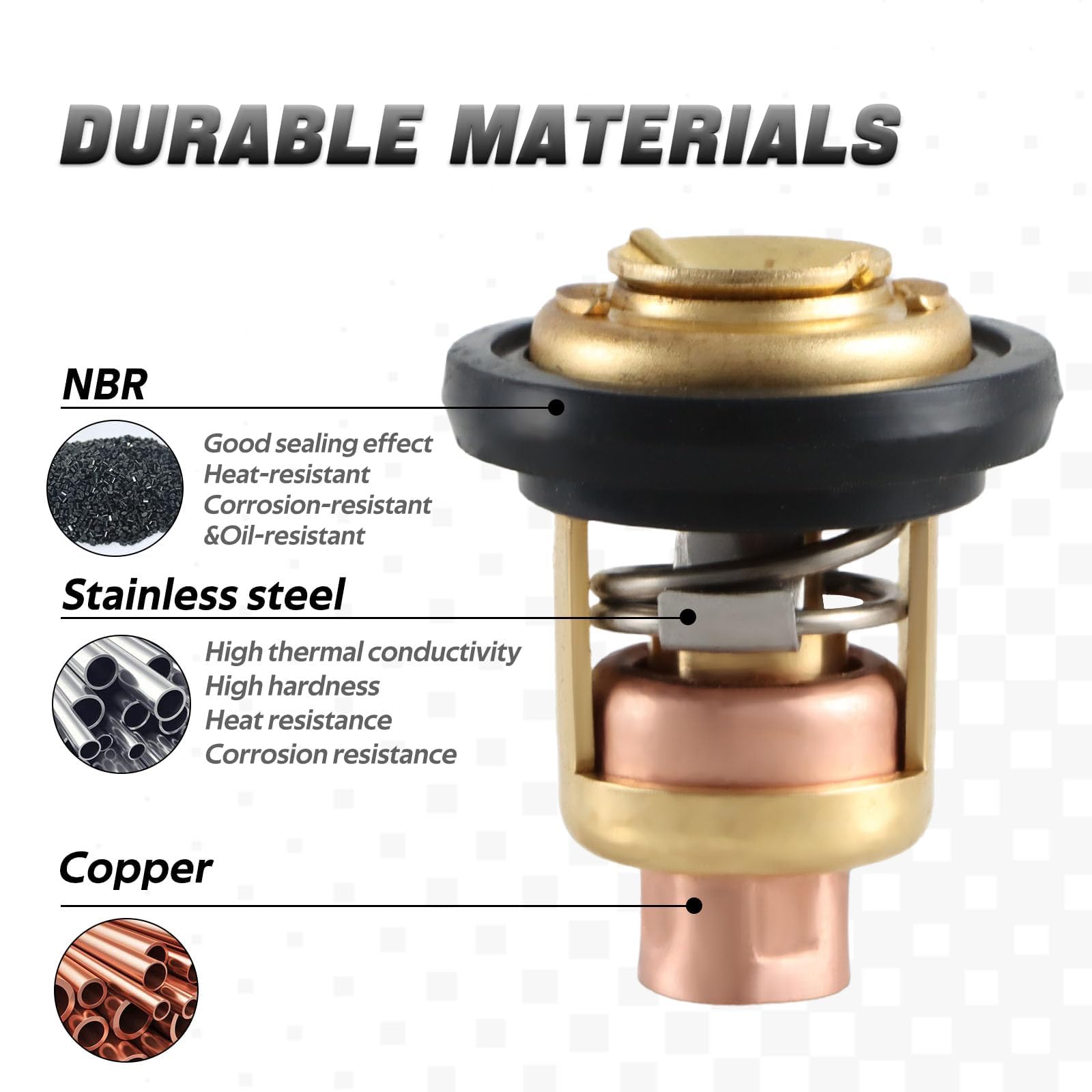 HIMARKLIF thermostat core showing copper components for efficient heat transfer.