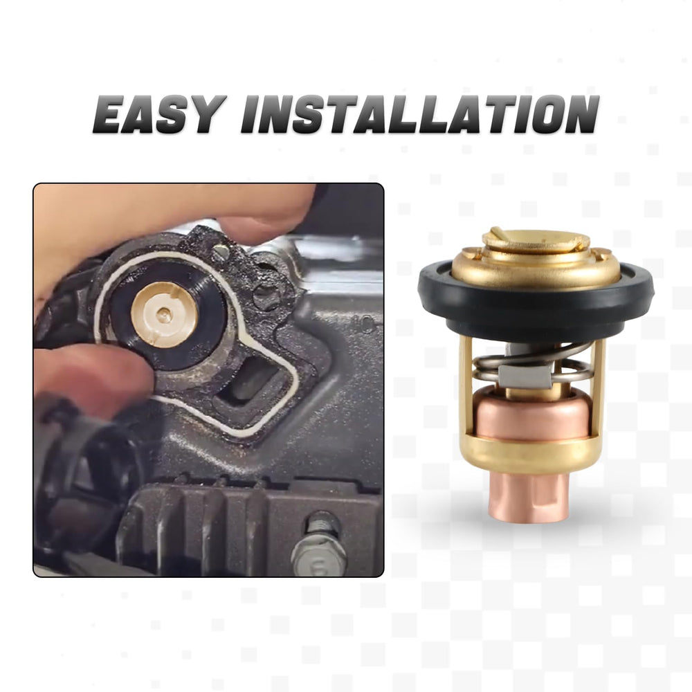 HIMARKLIF thermostat activates at 50°C to help regulate engine temperature.