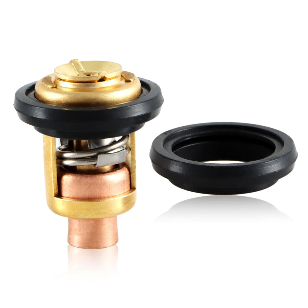 HIMARKLIF thermostat with gasket for Johnson/Evinrude engines, precise temperature control.