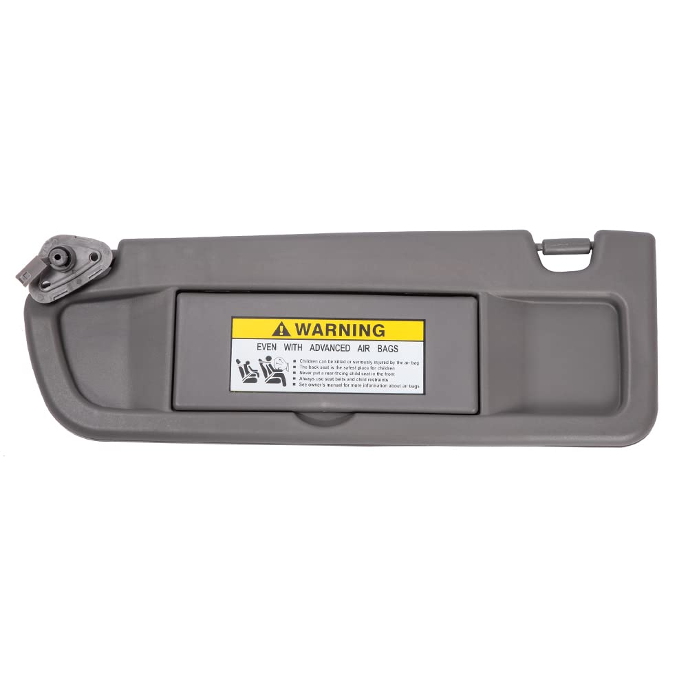 HIMIKI sun visor for Honda Civic 2006-2011, front view with glare reduction.