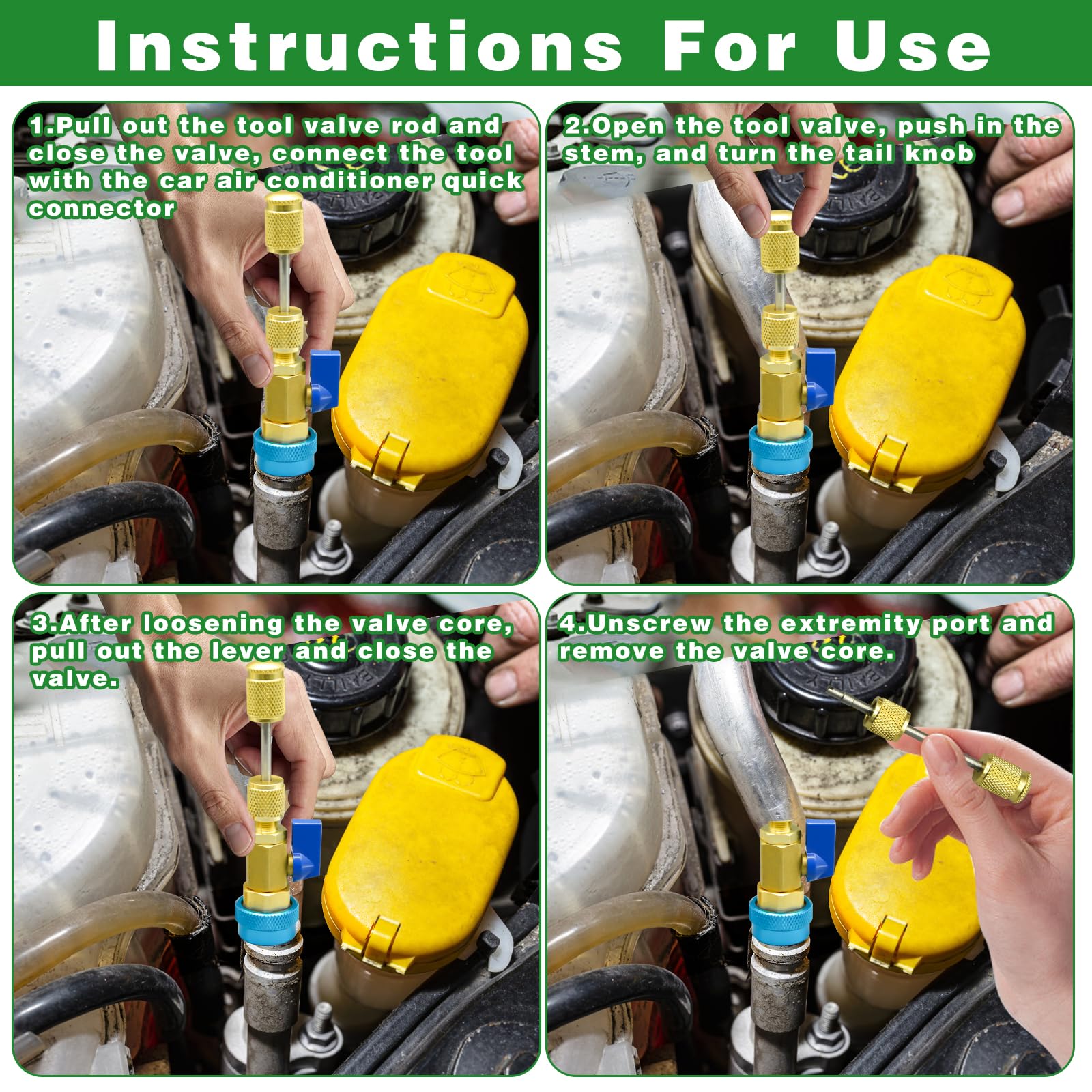 HINGTAI double-ended valve stem removal tool for versatile maintenance
