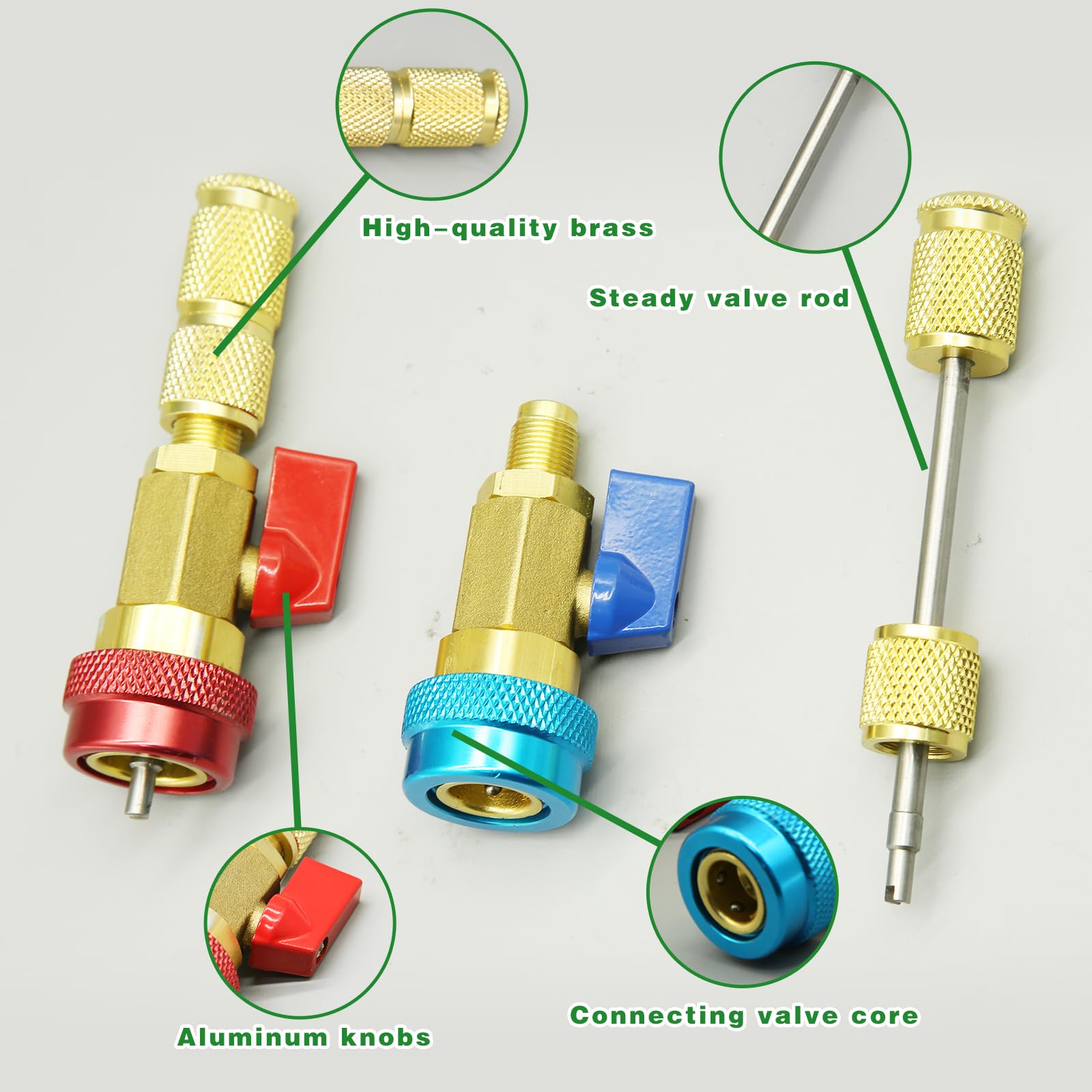 HINGTAI R134A valve cores pack 10pcs for ready replacement